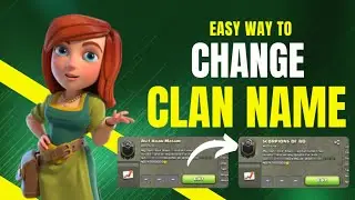 How To Change Clash Of Clans Clan Name 2024? [বাংলা]
