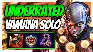 PREPING FOR SEASON 11 WITH THIS UNDERRATED PICK! - Smite Vamana solo Ranked