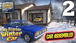 My Starter Winter Car: Mechanic Gameplay Walkthrough Part 2 (iOS, Android) - Car Assembled