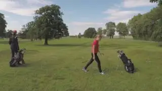 Girl Knocks Out Drone With Golf Club