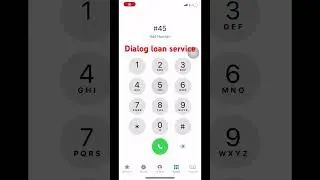 Dialog loan service code #dialog #sim #loan #code