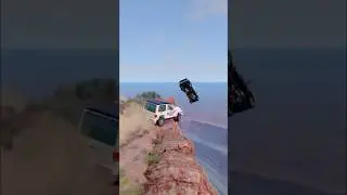Realistic High Altitude Car Crashes #4 | BeamNG.Drive #beamngdrive #crash