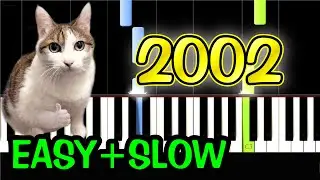 2002 - Anne-Marie - Piano Tutorial EASY SLOW + Free Sheet Music PDF