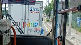 청강리공영차고지~동신아파트까지 주행영상(해동여객 100-1번버스)