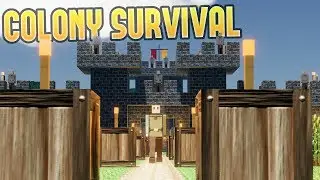 Colony Survival - Become King, Rule a Kingdom - Colony Survival Gameplay Highlights Part 1