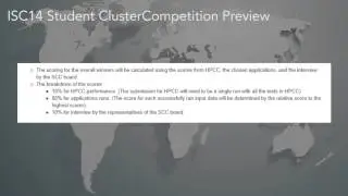 ISC14 Cluster Competition Preview