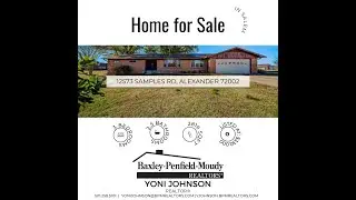 Home for Sale in Alexander, Arkansas