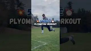 5 Minute Plyometric Workout #footballshorts #soccerworkout #plyometrics #explosivetraining #soccer