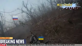 Combat footage! Fierce fighting near the Donbas, all twelve sides shooting at each other