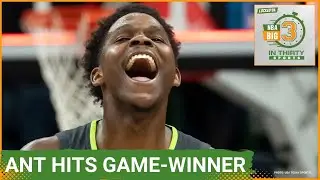 Anthony Edwards Hits GAME-WINNER To Beat The Spurs | The Big 3 in 30 NBA