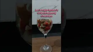 viral london style chocolate strawberry😋 #shorts#ytshorts#strawberrychocolate#londonstyle#simple
