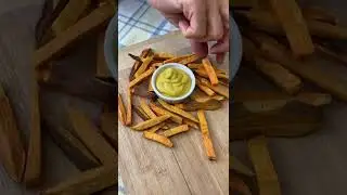 #5 Sea Salt Fries Dipped in Mustard