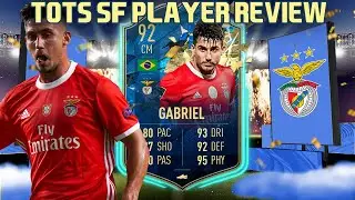 THE BRAZILIAN VIEIRA! 92 TOTSSF GABRIEL PLAYER REVIEW! FIFA 20 ULTIMATE TEAM