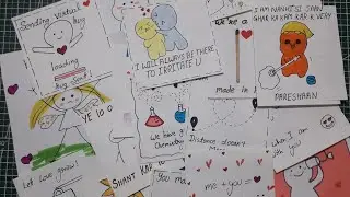Customize cute mini love notes❤🌹😍 #trending #viral #cards #love #viralvideo