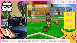 MiSTer FPGA N64 Core Updated Again! Better Performance, Bugs Fixed and More Nintendo 64 FPGA Fun!