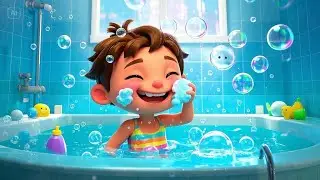 Splish, Splash, A Rainbow Bath | Colorful Bath Time Song  | Nursery Rhymes & Songs for Children
