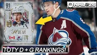 BEST DEFENSE/GOALIE TOTY TO MAKE! RANKING ALL 6 I NHL 26 HUT