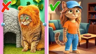I Play Zootopia at Home with My Cat! 🐾🤯 DIY Zoo Universe Build!