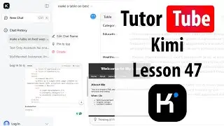 Kimi - Lesson 47 - Creating Reference Lists