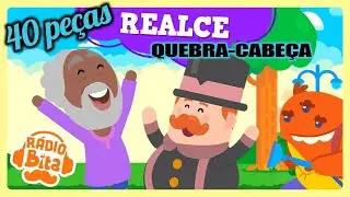Montando o Quebra-Cabe&ccedil;a do Mundo Bita l Realce l 40 pe&ccedil;as