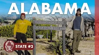 we accidentally camped on alabama's highpoint - 50 State Highpoint Challenge