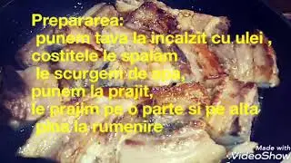 Costite de porc(Friptura de porc)