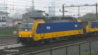 IC Trein Linkerspoor Langs Werkzaamheden Rotterdam Zuid
