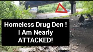I Was Nearly ATTACKED ! Homeless 💉 Drug DEN Dangerous Areas Of Birmingham !!