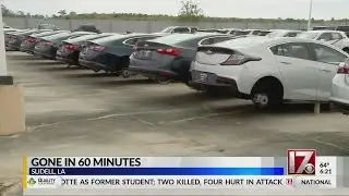Thieves steal tires from 30+ vehicles in less than 60 minutes