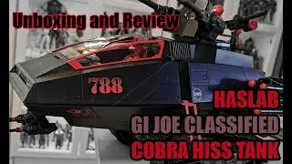 HASLAB Gi Joe Classified Cobra HISS Tank Unboxing and Review #toyunboxing #actionfigures #gijoe