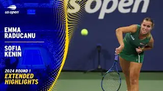 Emma Raducanu vs. Sofia Kenin Extended Highlights | 2024 US Open Round 1