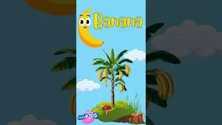 🍌Banana Song for Kids - Catchy & Fun! #nurseryrhymes #babysongs #lunakids21 #Viral #Shorts