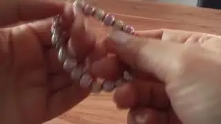 Damen M&auml;dchen Armband, handgefertigt silber pink