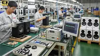 Inside the YAMAHA factory: the Yamaha HS5 speaker production process.