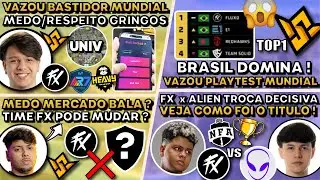 VAZOU PLAYTEST MUNDIAL ! BASTIDORES MUNDIAL !LUUKING MEDO MERCADO BALA! FX x ALIEN NA TROCA TITULO!