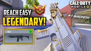 The BEST M13 Gunsmith/Loadout | Fast ADS + No Recoil | M13 Attachments COD Mobile Season 3