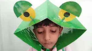 DIY FROG HEADGEAR | FROG HAT  TUTORIAL | FROG HEADGEAR FOR KIDS | MAKE A CUTE FROG HAT