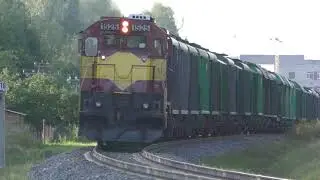 Locomotive GE C36-7i 1525, Estonia, 07.2019