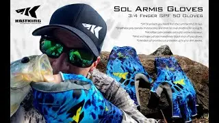 KastKing Sol Armis UPF50+ Fishing Gloves for Outdoor