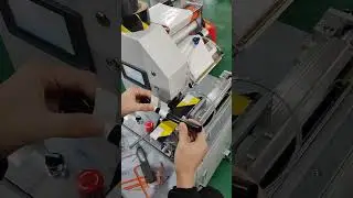Labeling equipment for round bar products &ndash; wire folding labeling machine#labelingmachine