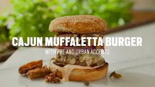 Cajun Muffaletta Burger Recipe