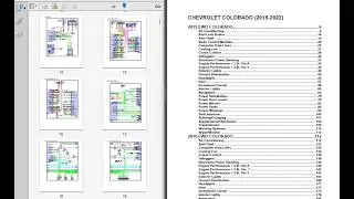 Chevrolet Colorado 2015 to 2022 - Electrical Wiring Diagrams - Electrical Circuits