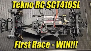 Tekno RC SCT410SL - First Race Win!!!