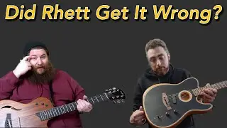 REACTING To Rhett' Shulls Controversial Review Of The Fender Acoustisonic Telecaster