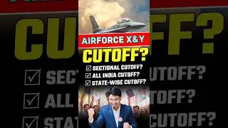 Airforce X Group Cutoff | Airforce Y Group Cutoff | Airforce X & Y Statewise Cutoff 2025 | #airforce