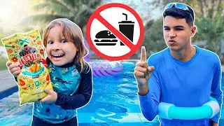 REGRAS DE CONDUTA para CRIANÇAS na PISCINA  Rules of Condut for Children | Gatinha das Artes