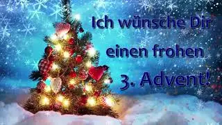 Gru&szlig;karte 3.Advent - Gr&uuml;&szlig;e per WhatsApp verschicken