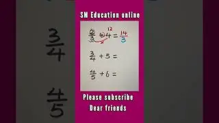 fraction short trick/fraction shorts/addition of fraction/