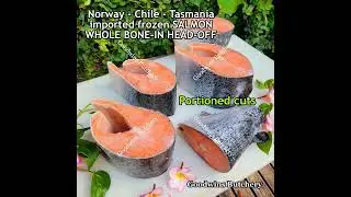 Salmon Norway Chile Tasmania frozen whole roast portioned steak Goodwins Butchery