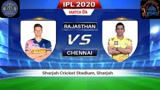🔴LIVE Cricket Scoreboard - RR vs CSK | IPL 2020 | Match 4 | Chennai Super Kings vs Rajasthan Royals